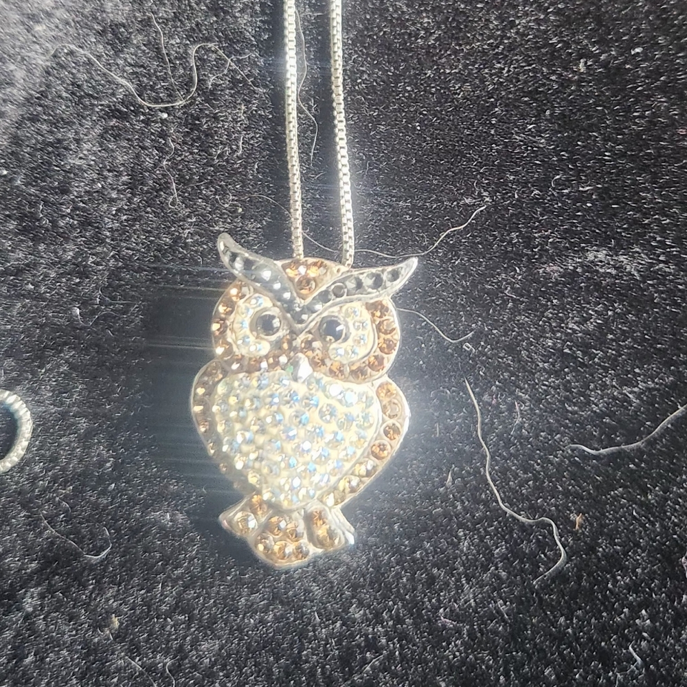 Crystal Owl Necklace